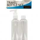 Travel Twist Top & Lotion Pump Bottle Set