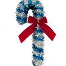Christmas Pastel Candy Cane with Ribbon Hanging Decoration