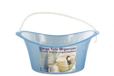 Oval Bath Organizer Caddy with Rope Handle