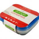 Small Rectangular Food Storage Container Set