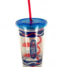 Crayola Portable Beverage Cup with Spiral Straw