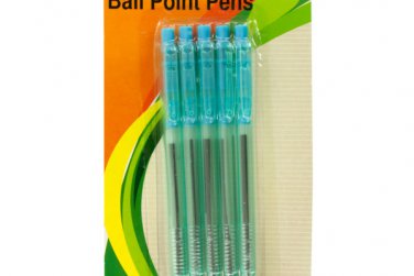 Light Blue Ball Point Pens Set