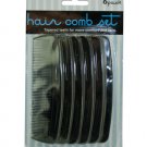 Black Hair Comb Set