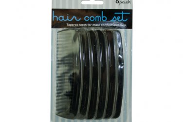Black Hair Comb Set
