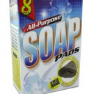 All-purpose steel wool cleaning pads
