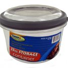 Storage container with lid