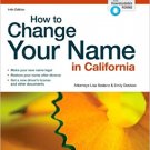 How to Change Your Name in California 14th Edition by Lisa Sedano (Author), Emily Doskow (Author)