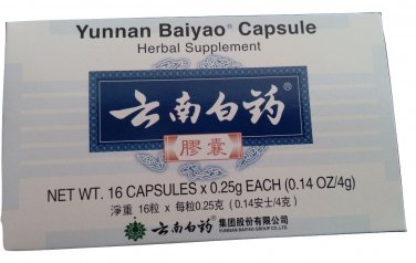 Yunnan Baiyao Capsule Herbal OTC yun nam bai yao