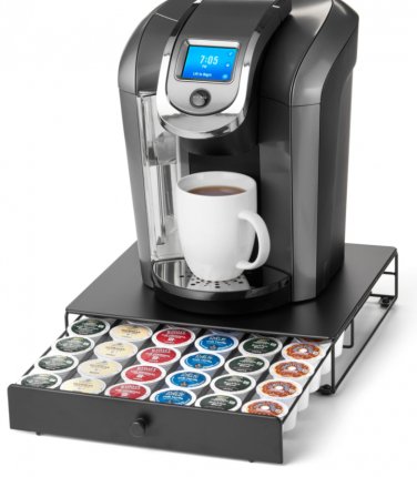 Counter-top Keurig Coffee Brewed K-Cup Storage Drawer Holds 36 K-Cup Packs