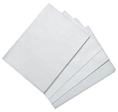 100 Pcs 8X11in Blank Rectangle Edible Potato Starch Rice Wafer Paper Sheet White