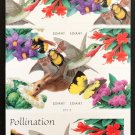 USPS SHEET of U.S. 2007 Booklet #4153-56, "Pollination," 20 x 41 cent stamps, MNH Very Fine