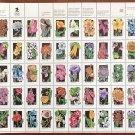 USPS SHEET of Wildflowers 29c Stamps Sheet Sc#2647-2696 Mint NH Issued 1992