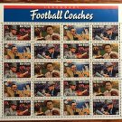 USPS SHEET of US Sheet 32¢ Stamps (20) LEGENDARY FOOTBALL COACHES c 1996 $6.40 MNH #3143-3146