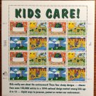 USPS SHEET of US Stamp Scott #s 2951-2954, 32 cent sheet of 16 stamps, mint, mnh, KIDS CARE !