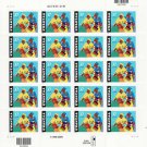 USPS SHEET of US Stamp - 2002 Kwanzaa - 20 Stamp Sheet - Scott #3673