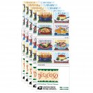 Delicioso Book of 20 USPS one-ounce rate Forever Postage Stamps Latin Food Traditional
