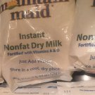 3 BAGS MOUNTAIN MAID INSTANT NONFAT DRY MILK