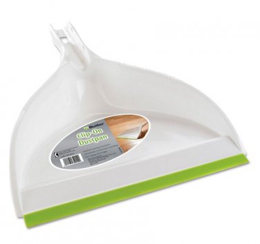 Wide Mouth Dust Pan with Rubber Edge
