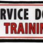 SERVICE DOG "IN TRAINING" EMBROIDERED VELCRO PATCHES