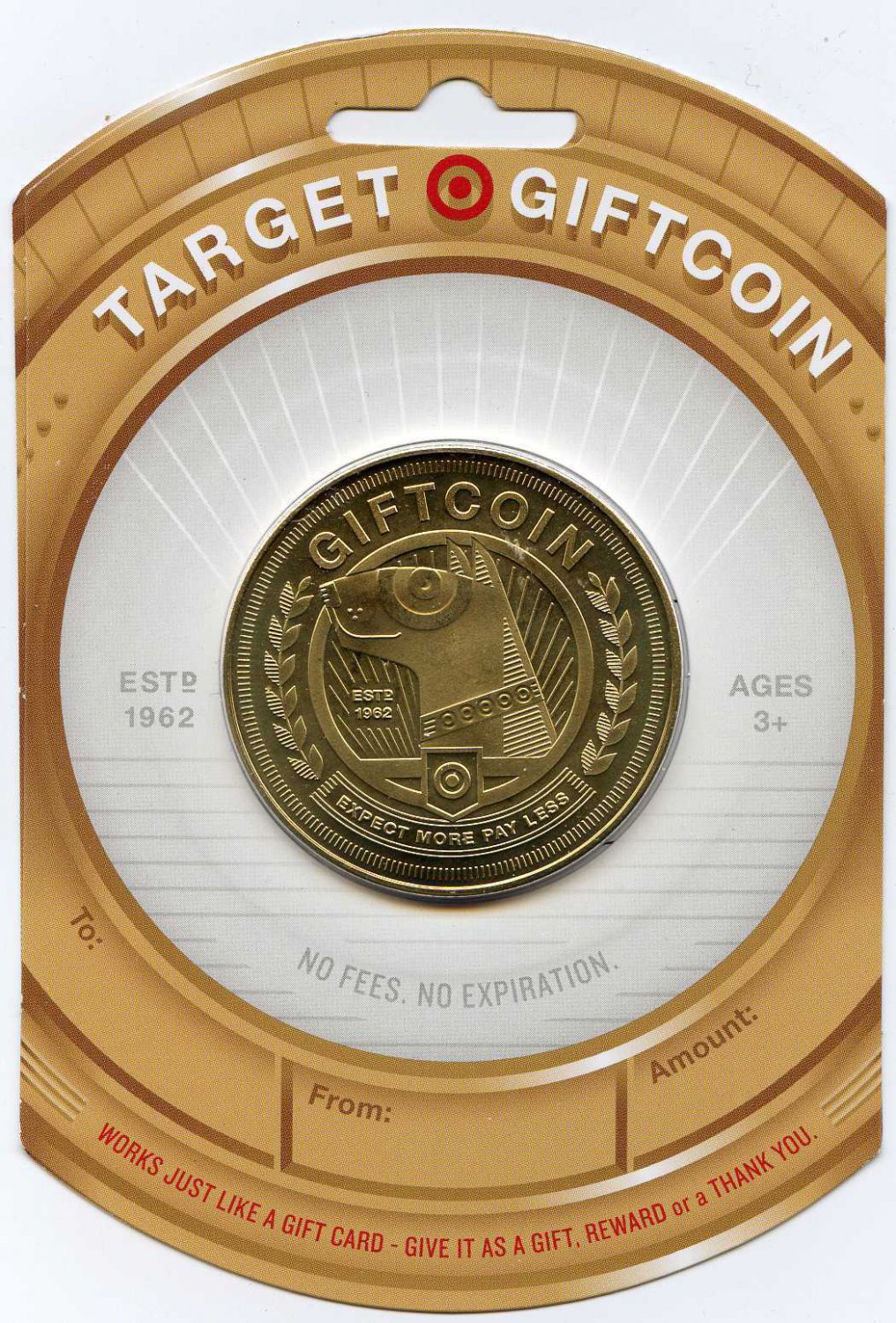 FIVE (5) TARGET GOLD COIN SPECIAL LIMITED EDTION GIFT CARD SOLD OUT in