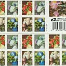 USPS Forever Stamps Flowers From The Garden WEDDING Valentine's Day, 20 Piece