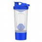 3-in-1 Gym Protein Shaker Bottle Mixer Blender Cup Supplement 24 Oz Simple HH multi color