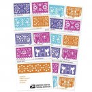 USPS Forever Stamps COLORFUL CELEBRATION, 20 Piece 1 Booklet