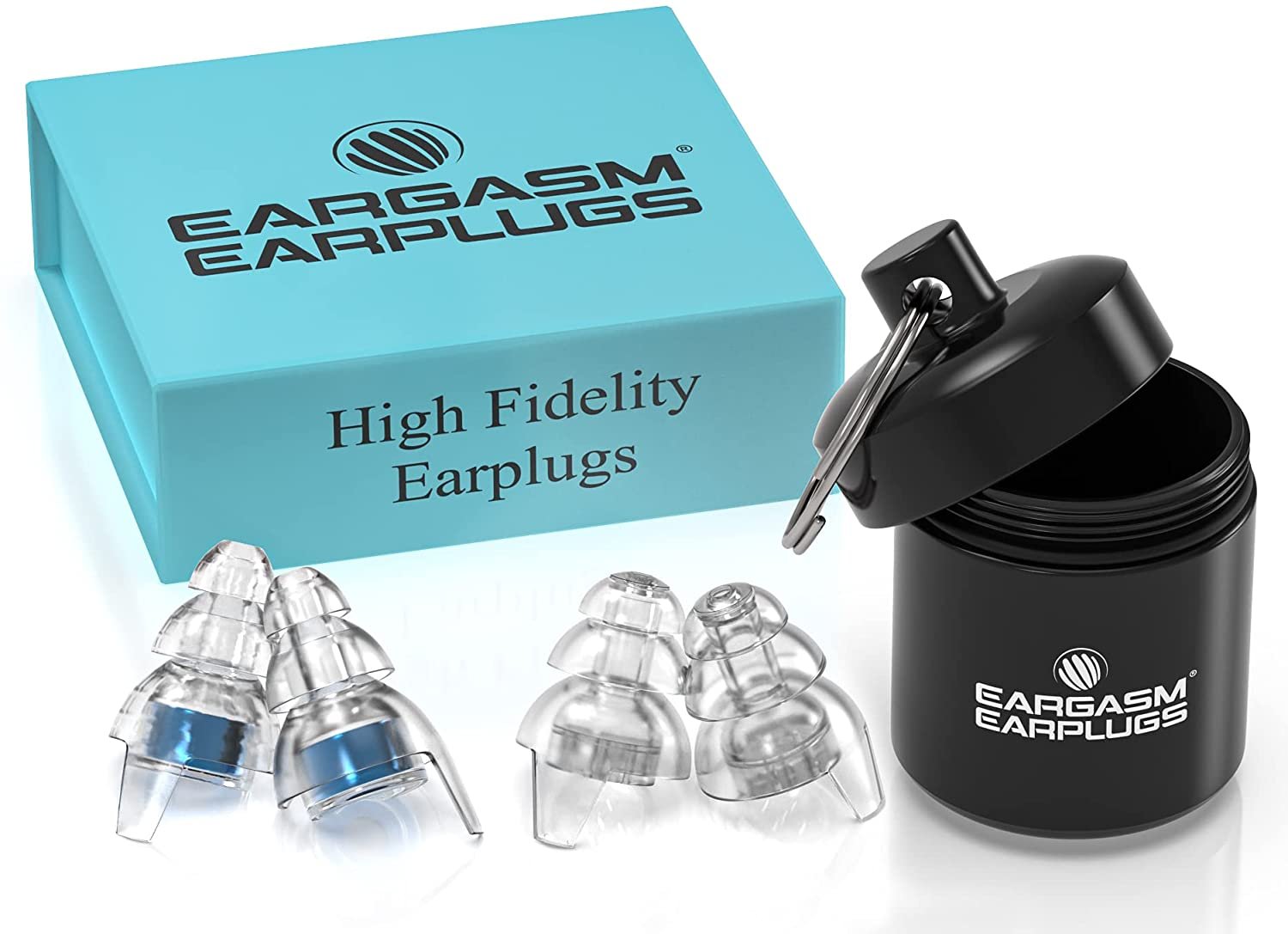 Eargasm High Fidelity Earplugs for Concerts Musicians Motorcycles Noise Sensitivity