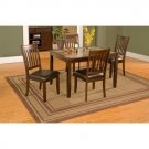 Table Jackson 5 piece faux marble dining set essential home