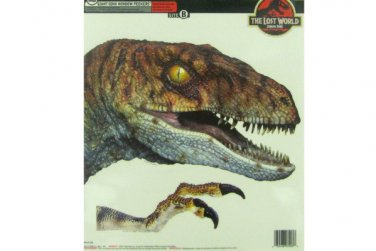 The Lost World Jurassic window clings New