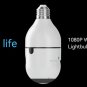 Panoramic Bulb Light 1080P IR Camera Wifi CCTV Security 360degree Lightbulb