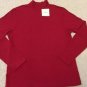 NEW Croft & Barrow Women's Mock Turtleneck Long Sleeve Red Sz XL Free Shipping