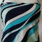Hillard & hanson Women's Striped Shelf bra tankini top size small Pretty!