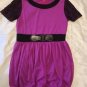 "Cherry Stix" Brand Short Sleeve Casual Bubble Dress Sz Large 14/16 Purple Cute!