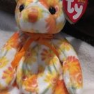 Ty ORIGINAL BEANIE BABIES 'SHASTA' 2003 SPRING FLOWER BEAR Free Shipping