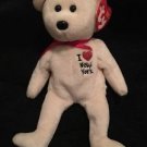 TY Beanie Babies *I LOVE NY Bear RETIRED with TAG * New York City Free Shipping
