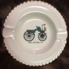 Harker Pottery Ashtray Seldon's Motor Wagon 1877 antique car vintage mid century