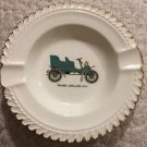 Harker Pottery Ashtray Cadillac Automobile 1903 Antique Car Vintage Collectible