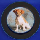 NEW - Jack Russell Decoupage Plate Limited Edition