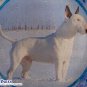 NEW Bull Terrier in the Snow Decoupage Plate OUR BEST SELLER