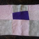 Set of 3 hand made baby burp cloths
