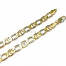 5mm Gucci Figaro Link 18kts of Gold Plated Chain