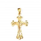 Cross 18kts Gold Plated Charm Pendant
