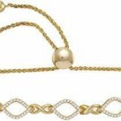 1/4CTW-DIA BOLO BRACELET