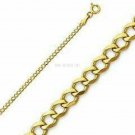 2mm Curb Chain 18kts of Gold Plated