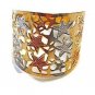 STARS 3 TONE 18KTS GOLD PLATED RING