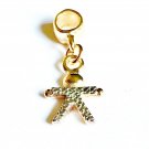 Cz Boy European Bead Charm 18kt of Gold Plated