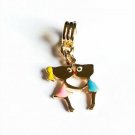 Kiss Me European Bead Charm 18kt of Gold Plated