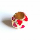 Rain of Love European Bead Charm 18kt of Gold Plated