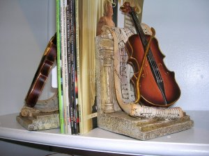 Book Ends- Violin/Music Theme
